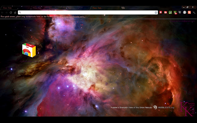 Orion Nebula Theme chrome谷歌浏览器插件_扩展第1张截图