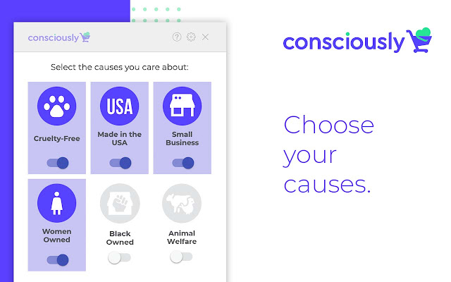 Consciously: Conscious Shopping Assistant chrome谷歌浏览器插件_扩展第2张截图