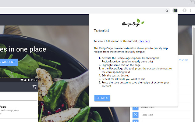 RecipeSage Clip Tool chrome谷歌浏览器插件_扩展第4张截图