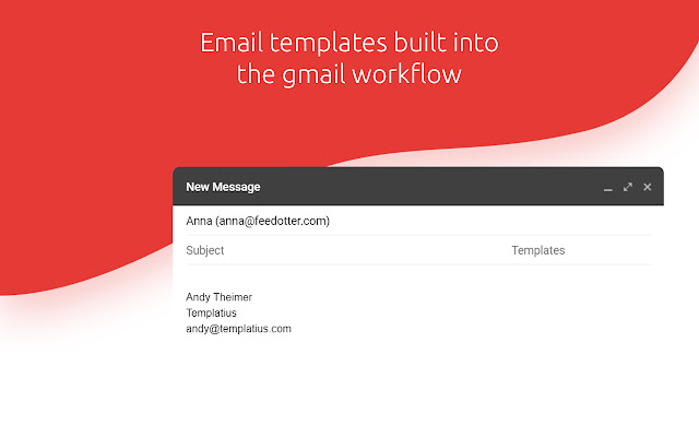 Templatius: Email Templates for Gmail chrome谷歌浏览器插件_扩展第2张截图