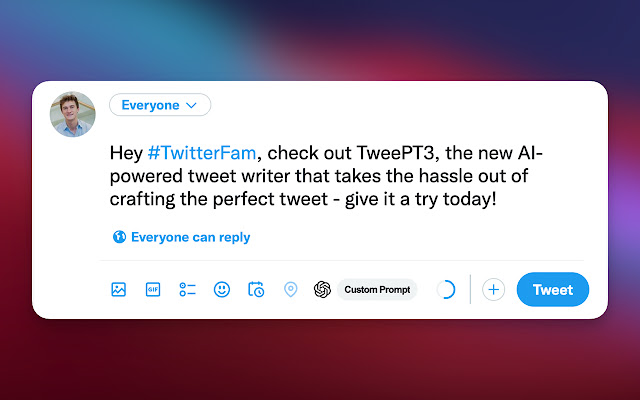 TweePT3 chrome谷歌浏览器插件_扩展第1张截图