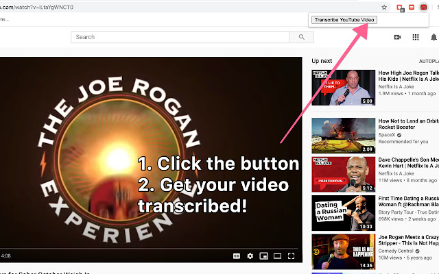 Transcribe YouTube Videos - YTScribe chrome谷歌浏览器插件_扩展第4张截图