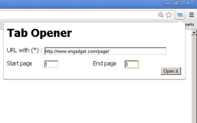 Tab Opener chrome谷歌浏览器插件_扩展第1张截图