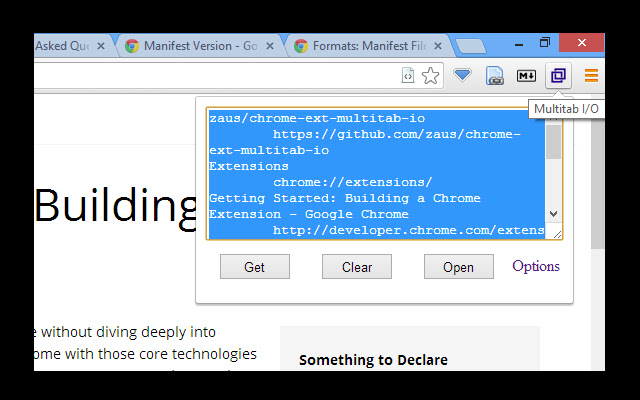 Multitab I/O chrome谷歌浏览器插件_扩展第1张截图