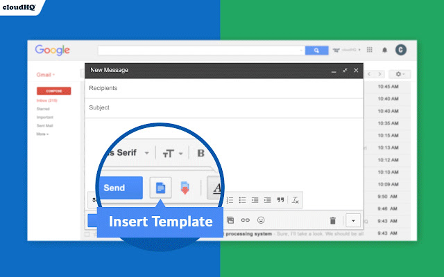 Gmail™ Email Templates by cloudHQ chrome谷歌浏览器插件_扩展第1张截图
