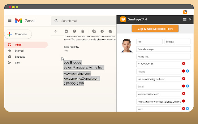 OnePageCRM Lead Clipper chrome谷歌浏览器插件_扩展第2张截图