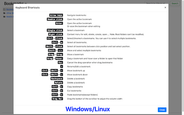 Finder Bookmarks chrome谷歌浏览器插件_扩展第3张截图