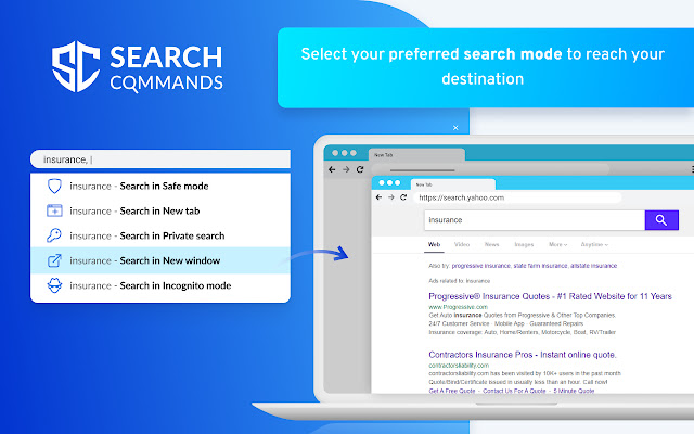 Search Commands chrome谷歌浏览器插件_扩展第2张截图