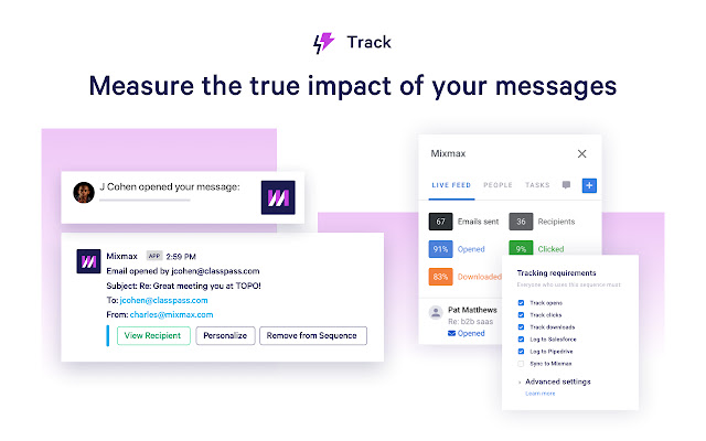 Mixmax: Email Tracking, Templates, Mail Merge chrome谷歌浏览器插件_扩展第1张截图