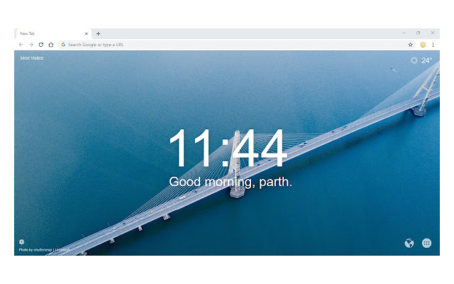 Vanilla Dashboard - Beautiful Wallpapers chrome谷歌浏览器插件_扩展第2张截图