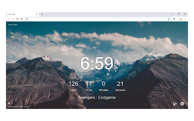 Vanilla Dashboard - Beautiful Wallpapers chrome谷歌浏览器插件_扩展第4张截图