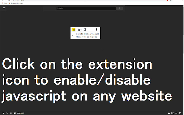 Enable JavaScript chrome谷歌浏览器插件_扩展第1张截图