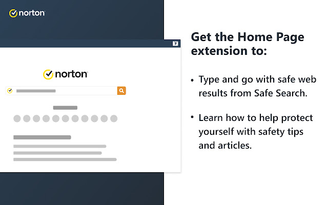 Norton Safe Search Enhanced chrome谷歌浏览器插件_扩展第1张截图
