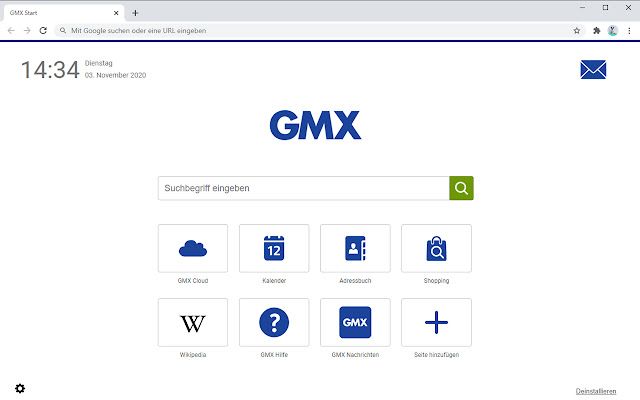 GMX Start für Chrome chrome谷歌浏览器插件_扩展第2张截图