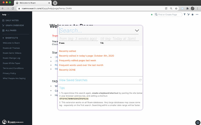 Roam Portal chrome谷歌浏览器插件_扩展第1张截图