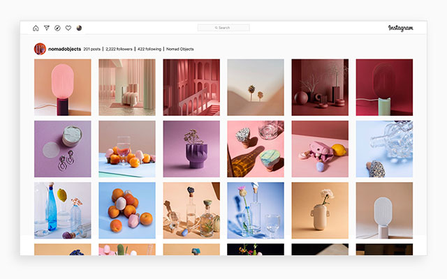 Browse Instagram as an inspirational board chrome谷歌浏览器插件_扩展第3张截图