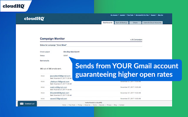 MailKing: Email Campaigns in Gmail by cloudHQ chrome谷歌浏览器插件_扩展第4张截图