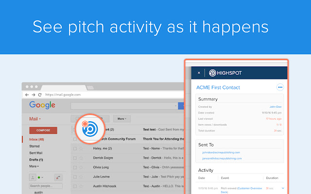Highspot for Gmail chrome谷歌浏览器插件_扩展第3张截图