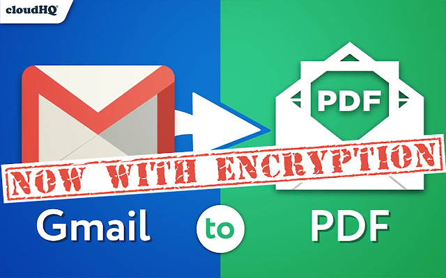 Save Emails to PDF by cloudHQ chrome谷歌浏览器插件_扩展第1张截图