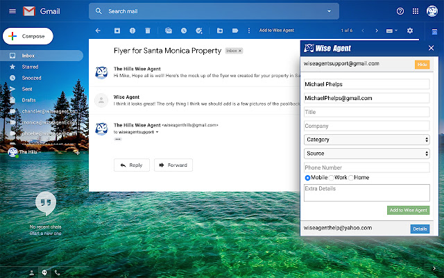 Wise Agent Add Contacts chrome谷歌浏览器插件_扩展第1张截图