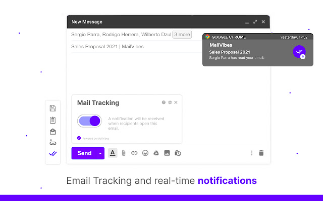 Email Tracking for Gmail by MailVibes chrome谷歌浏览器插件_扩展第1张截图