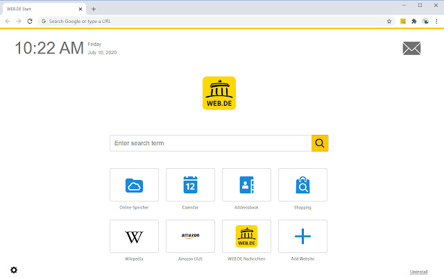 WEB.DE Start für Chrome chrome谷歌浏览器插件_扩展第1张截图