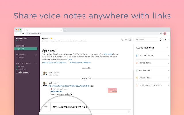 Reverb Record - Share Your Voice chrome谷歌浏览器插件_扩展第2张截图