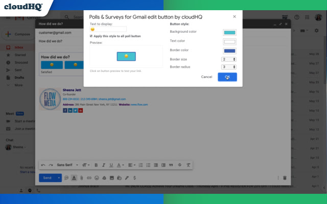 Gmail Free Online Polls & Surveys by cloudHQ chrome谷歌浏览器插件_扩展第4张截图