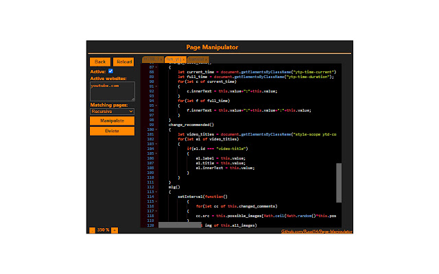 Page Manipulator chrome谷歌浏览器插件_扩展第1张截图