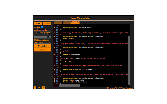 Page Manipulator chrome谷歌浏览器插件_扩展第2张截图