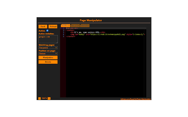 Page Manipulator chrome谷歌浏览器插件_扩展第3张截图