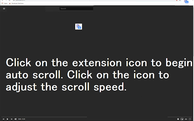 Easy Auto Scroll chrome谷歌浏览器插件_扩展第1张截图