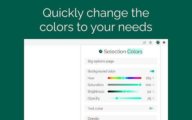 Selection Colors chrome谷歌浏览器插件_扩展第1张截图