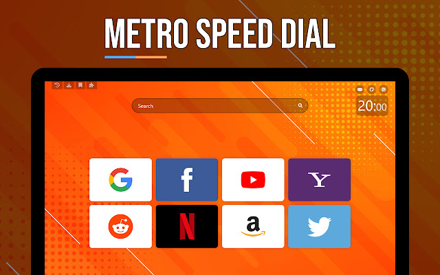 Metro Speed Dial - Modern New Tab page chrome谷歌浏览器插件_扩展第1张截图