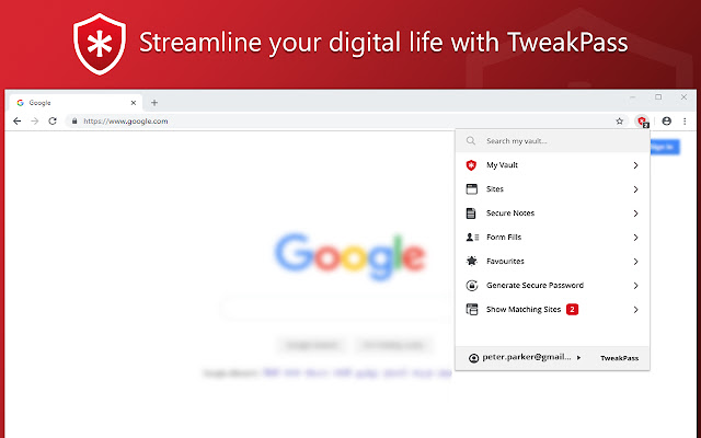 TweakPass: Free Password Manager chrome谷歌浏览器插件_扩展第1张截图