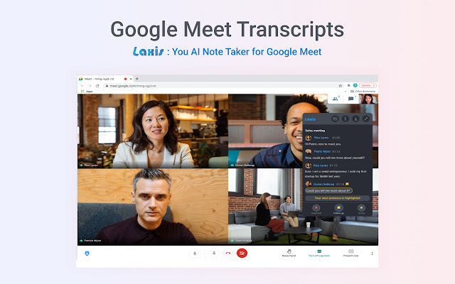 Google Meet Transcripts chrome谷歌浏览器插件_扩展第1张截图