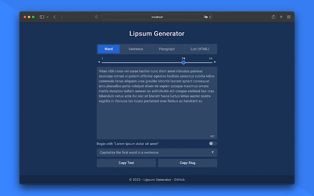 Lipsum Generator chrome谷歌浏览器插件_扩展第5张截图