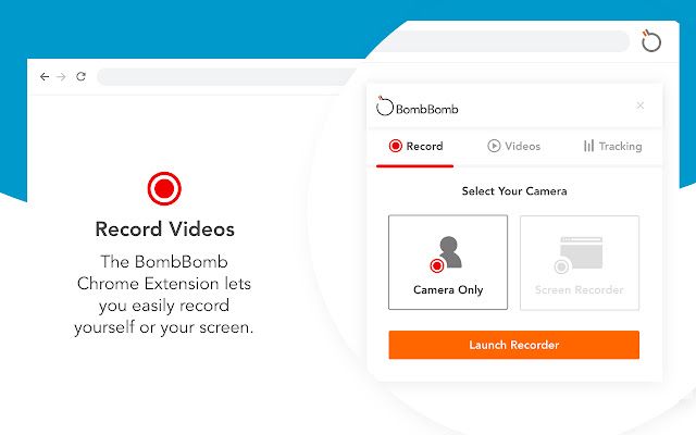 BombBomb Video - Webcam & Screen Recorder chrome谷歌浏览器插件_扩展第1张截图
