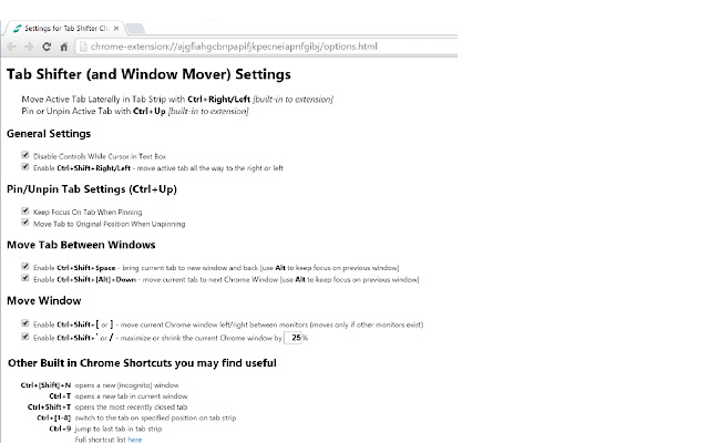 Tab Shifter (and Window Mover) chrome谷歌浏览器插件_扩展第2张截图