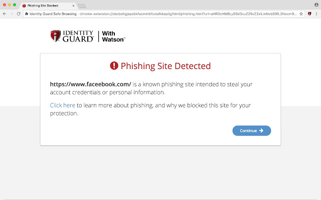 Identity Guard Safe Browsing chrome谷歌浏览器插件_扩展第2张截图
