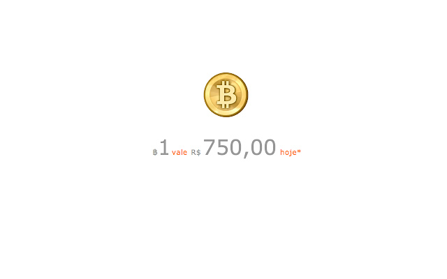 Bitcoin Hoje chrome谷歌浏览器插件_扩展第1张截图