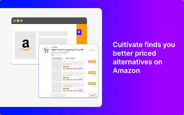 Cultivate: Shop Local, Shop Deals, Shop Smart chrome谷歌浏览器插件_扩展第5张截图