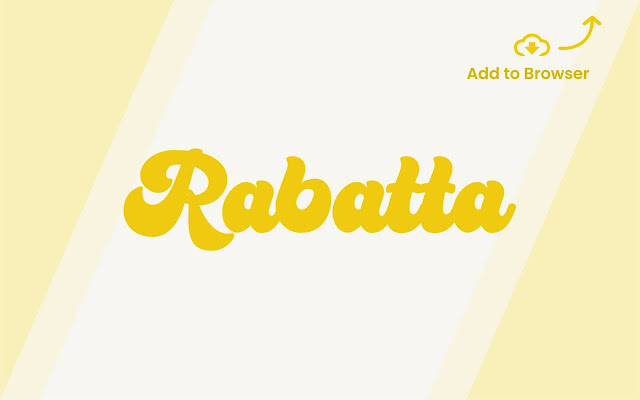 Rabatta chrome谷歌浏览器插件_扩展第4张截图