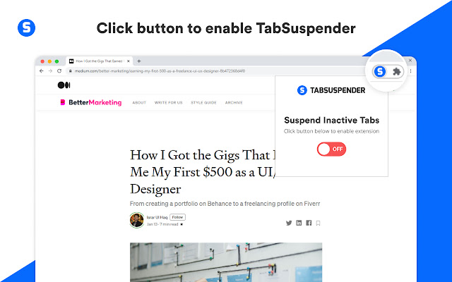 Simple Tab Suspender chrome谷歌浏览器插件_扩展第1张截图