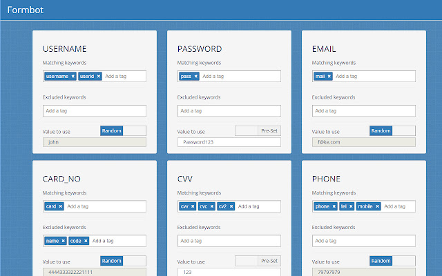Formbot chrome谷歌浏览器插件_扩展第1张截图