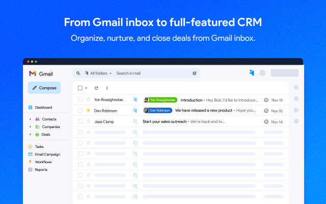 NetHunt CRM for Gmail chrome谷歌浏览器插件_扩展第1张截图