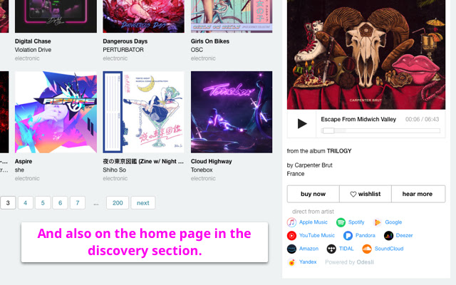 Odesli for Bandcamp chrome谷歌浏览器插件_扩展第4张截图