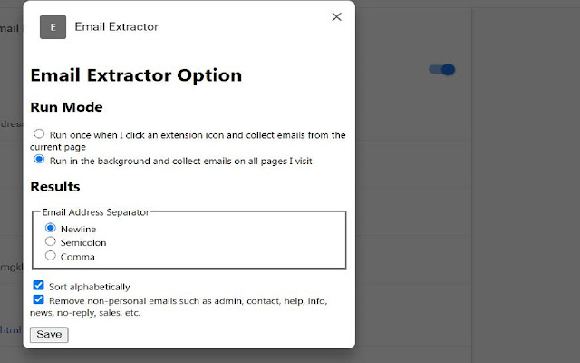 Email Extractor chrome谷歌浏览器插件_扩展第1张截图