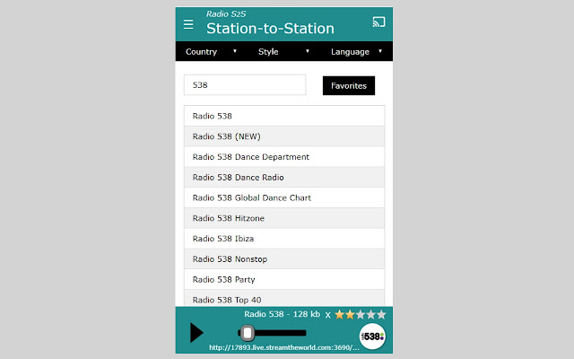 Radio Station-to-Station Ext chrome谷歌浏览器插件_扩展第3张截图