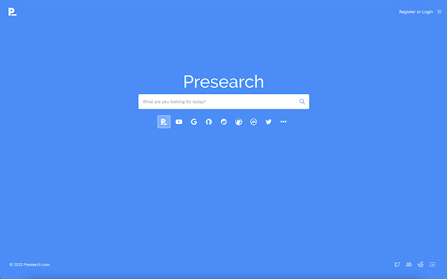 Presearch.org Start With Us chrome谷歌浏览器插件_扩展第1张截图
